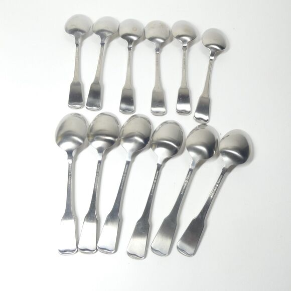 American Colonial Oneida Cube 72pc Flatware Set Stainless Forks Spoons - Picture 15 of 16